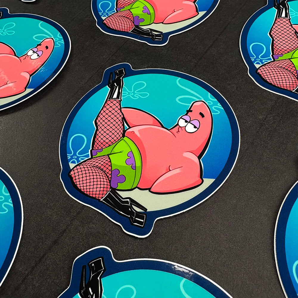 Patrick Star Kinky Boots Vinyl Sticker