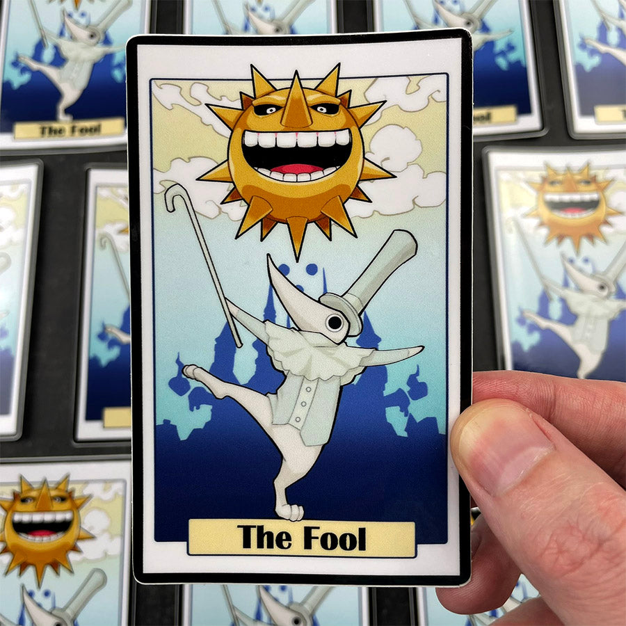 Soul Eater Excalibur Tarot Card Vinyl Sticker
