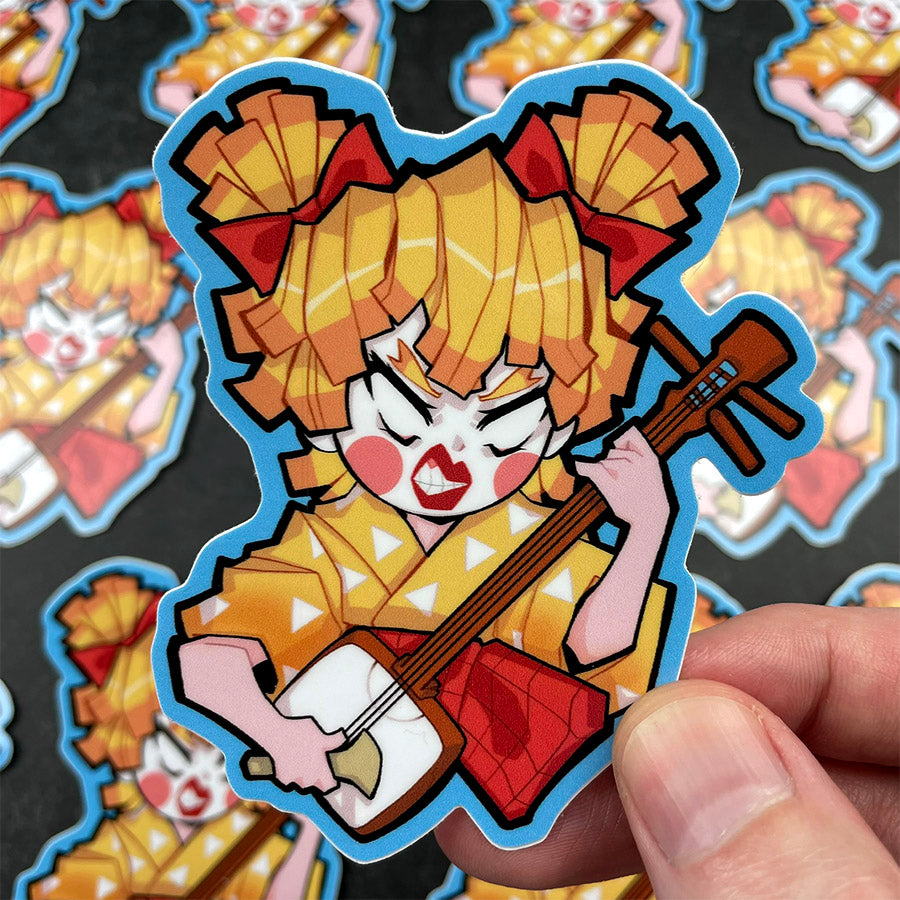Demon Slayer Zenitsu Vinyl Sticker
