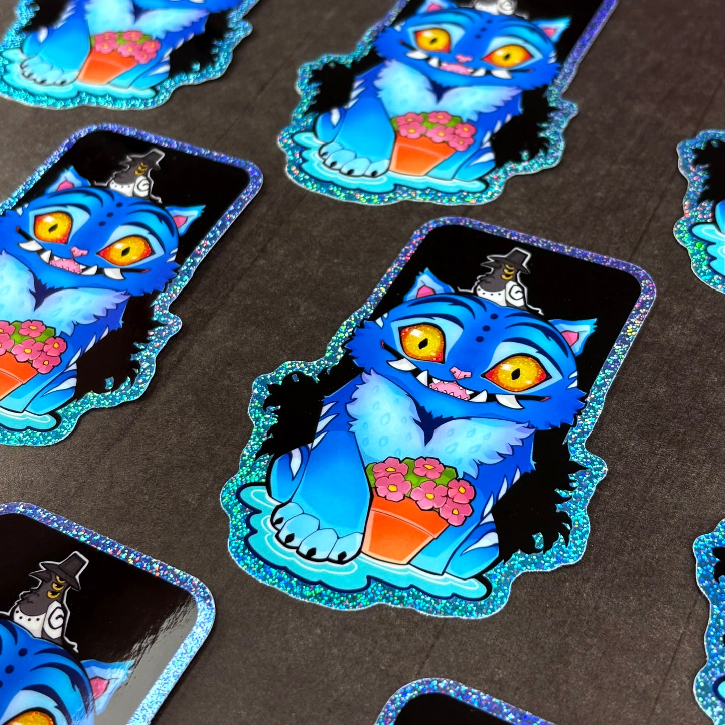Kpop Demon Hunters The Cat Glitter Sticker