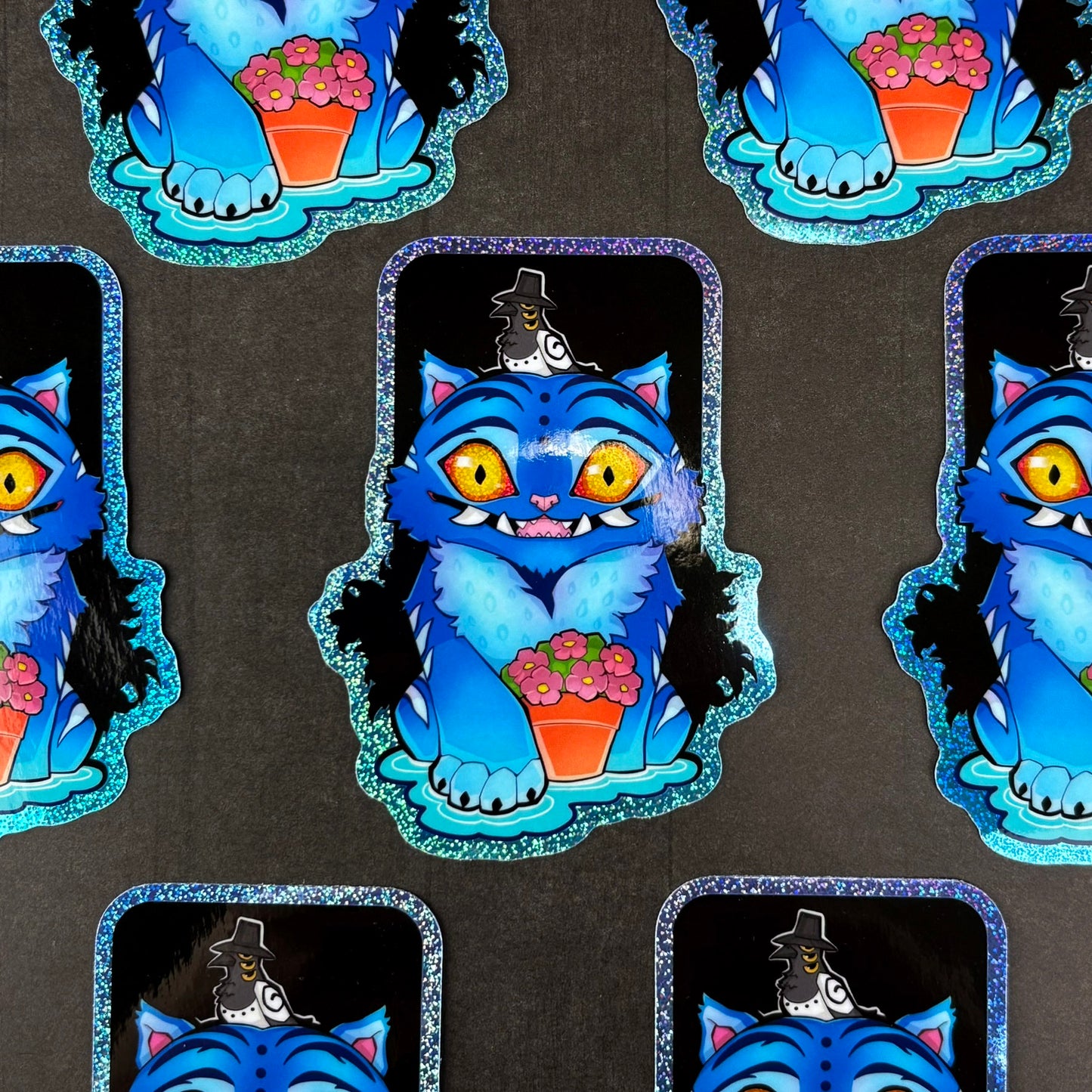 Kpop Demon Hunters The Cat Glitter Sticker