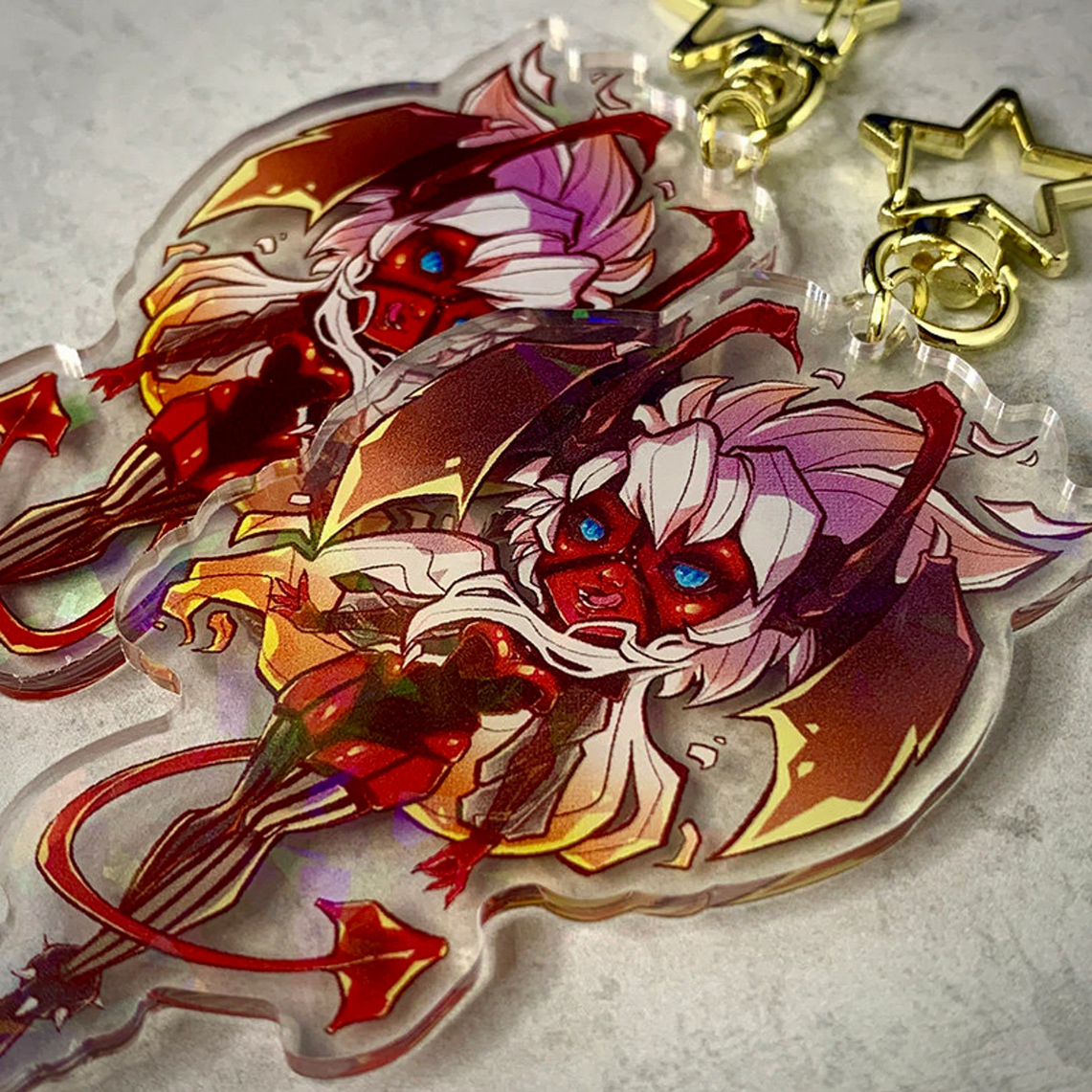 Raya Holographic Keychain