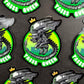 Alien Queen Glitter Sticker