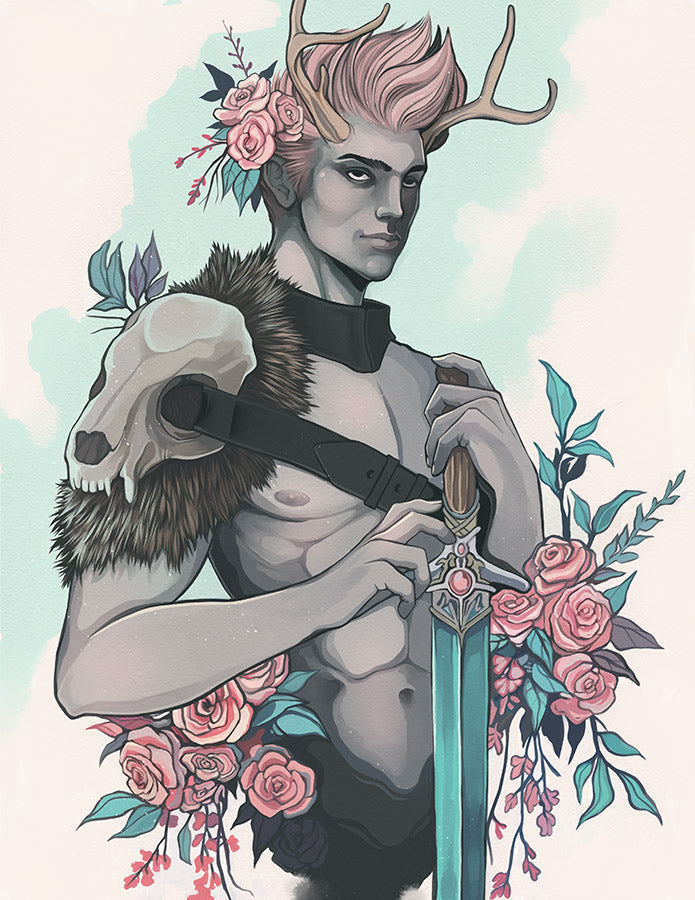 Forest Warrior 8.5x11 Art Print