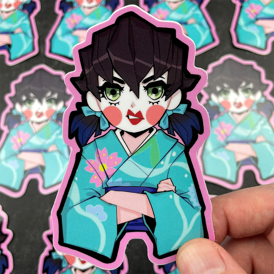 Demon Slayer Inosuke Vinyl Sticker – colorreyn