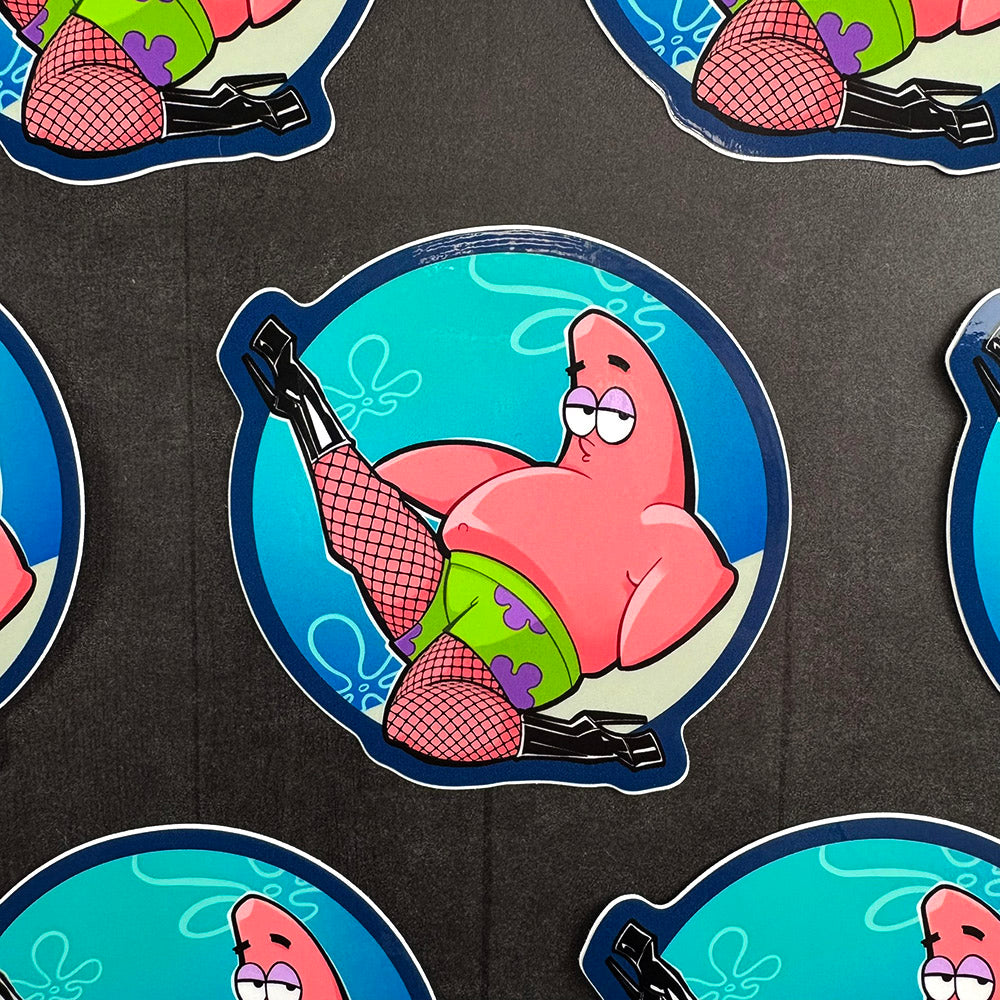 Patrick Star Kinky Boots Vinyl Sticker