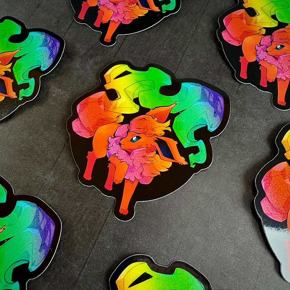 PRIDE Flareon Vinyl Sticker