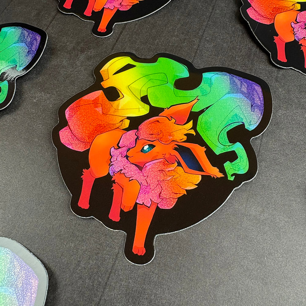 PRIDE Flareon Vinyl Sticker