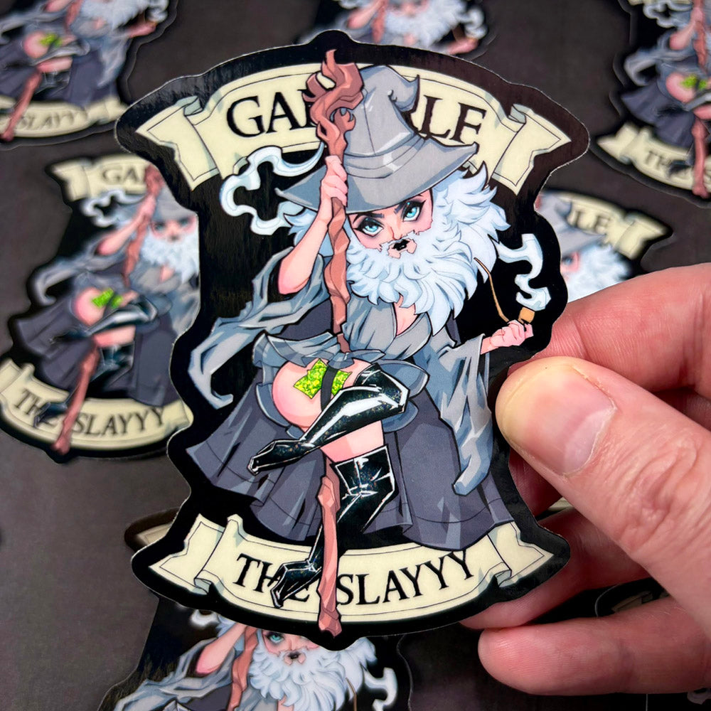 Gandalf The Slayyy Vinyl Glitter Sticker