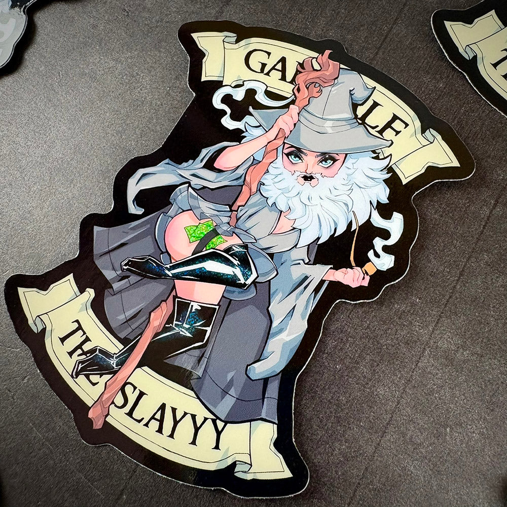 Gandalf The Slayyy Vinyl Glitter Sticker