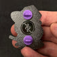 purple rubber cluth logo stamp